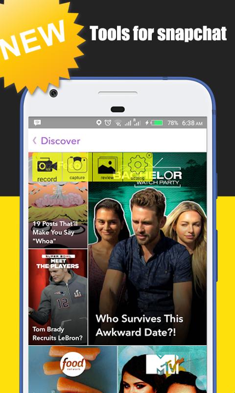 Tools for Snapchat