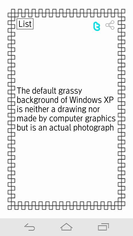 Daily trivia