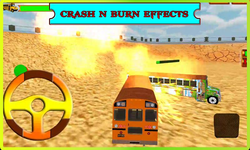Demolition School Bus