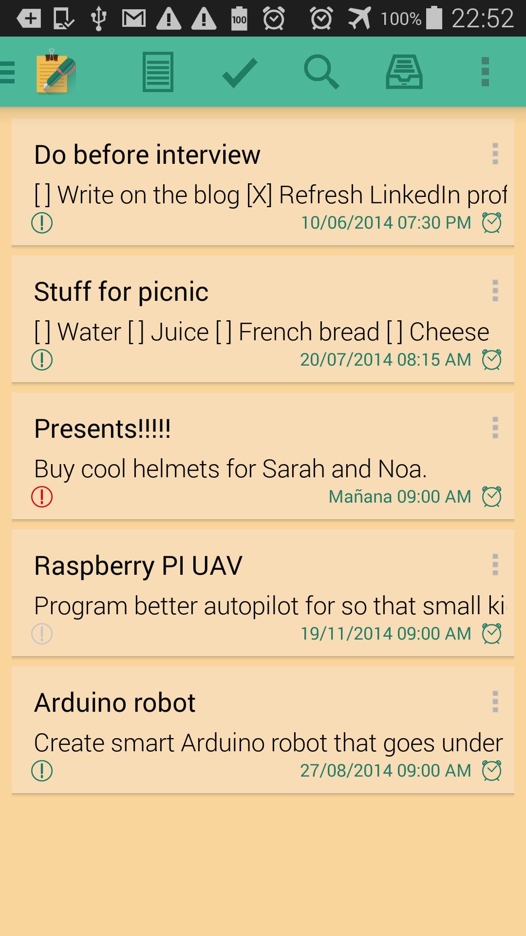 Note Box