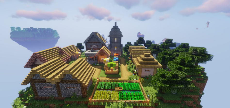 Carte de donjon Minecraft Sky |