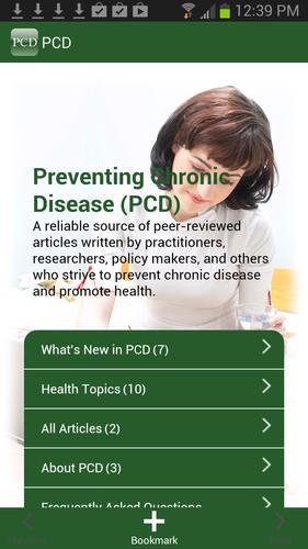 Preventing Chronic Disease-PCD