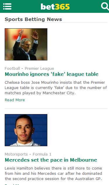 bet365 News