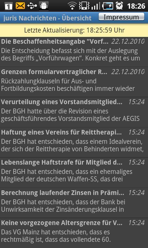 juris Nachrichten
