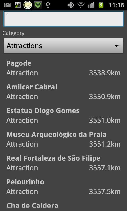 Cape Verde Offline mappa Map