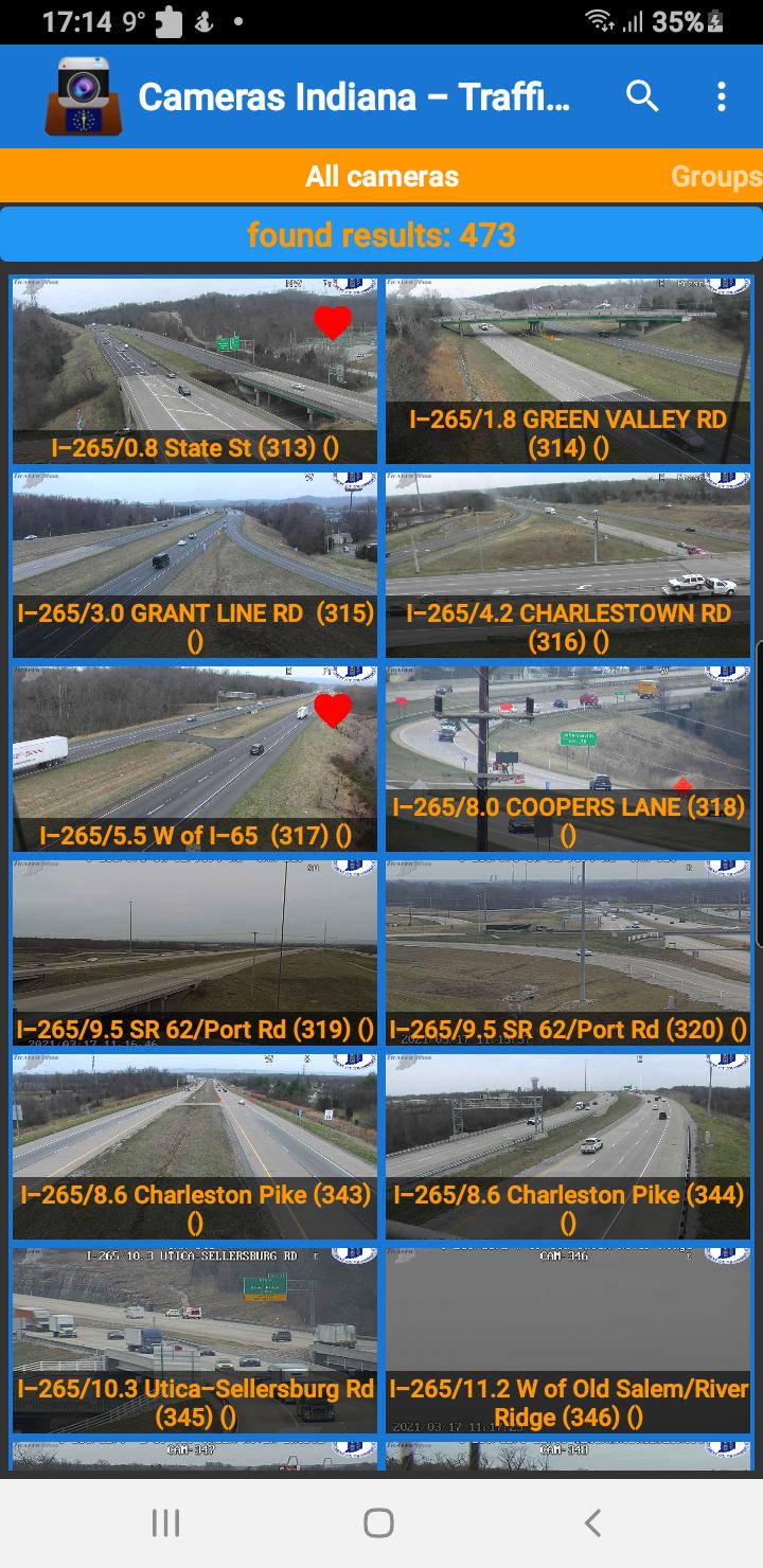 Cameras Indiana - traffic cams