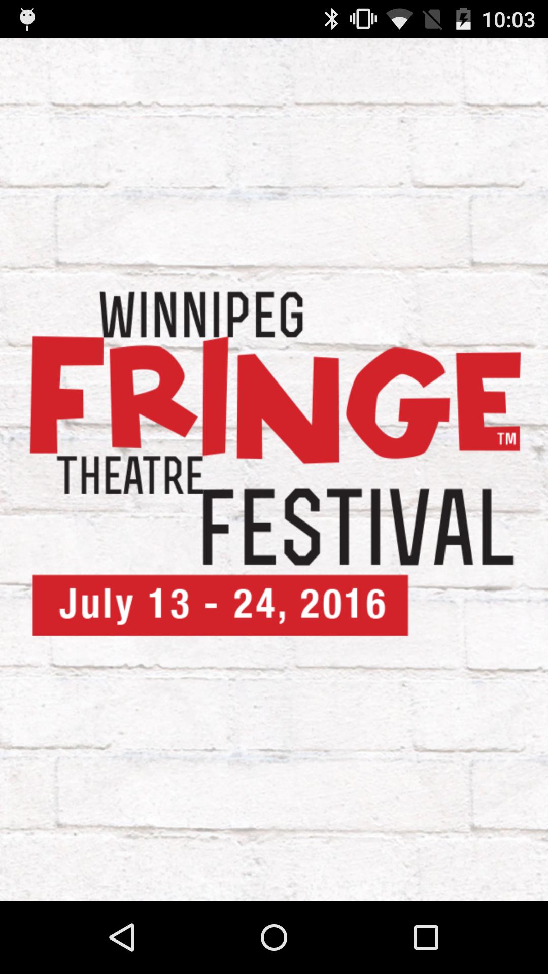 Winnipeg Fringe Festival