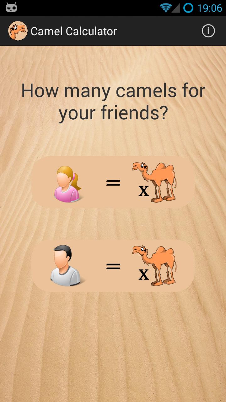 Camel Calculator