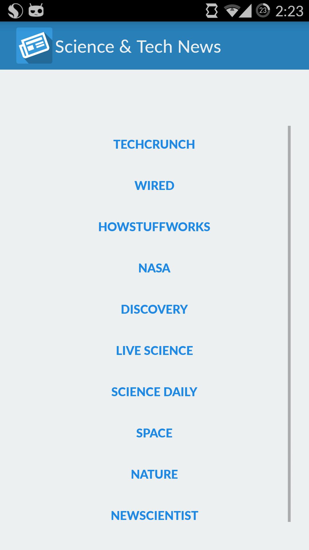 Science & Tech News