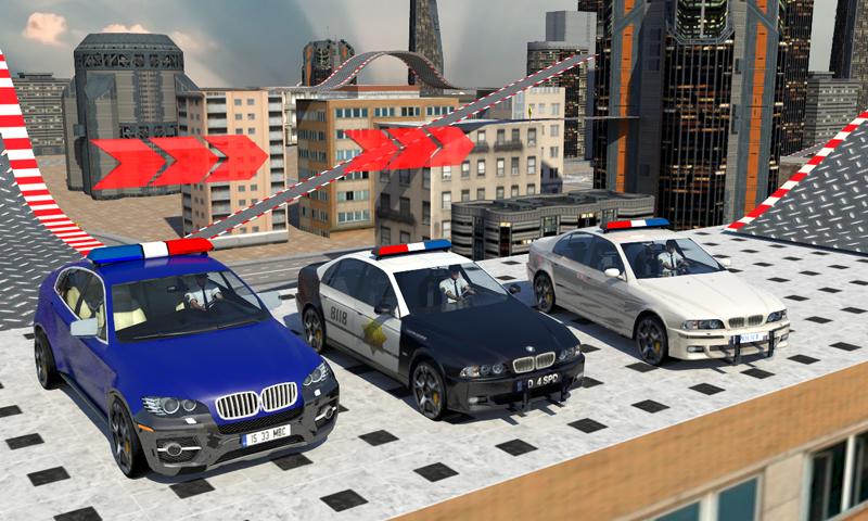 Police Car Roof Stunts