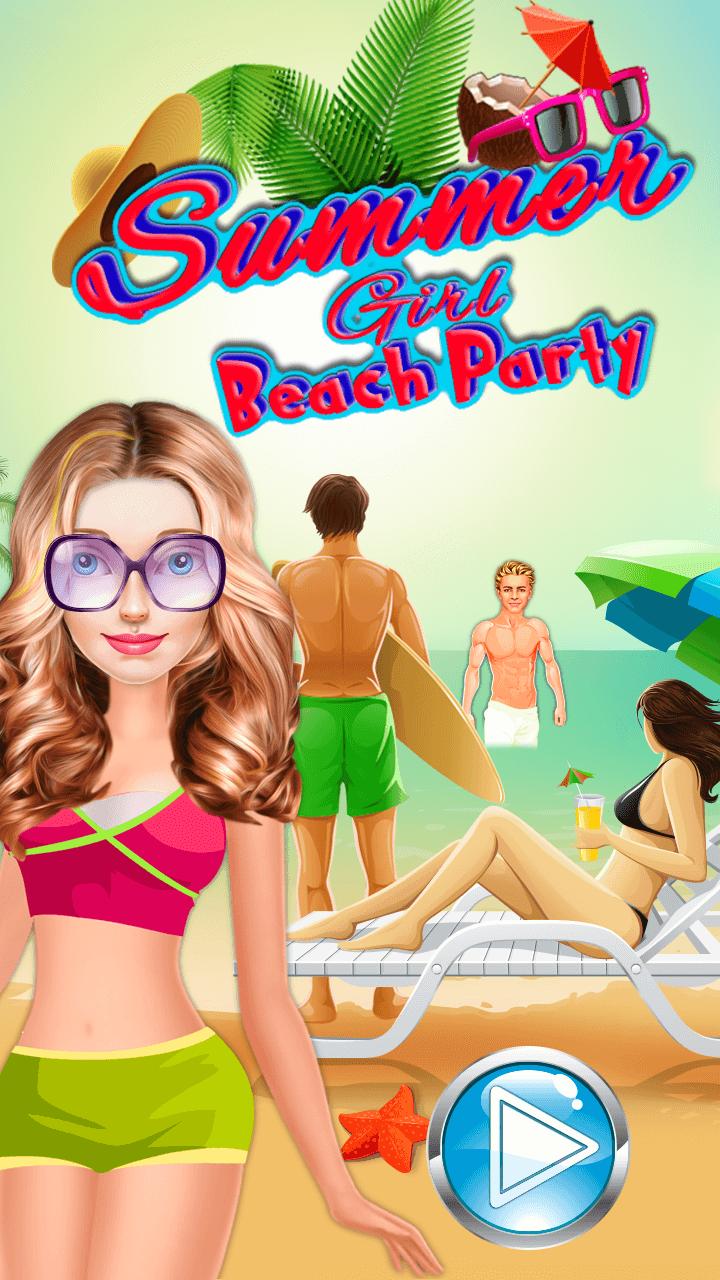 Summer Vacation Girls Beach Party