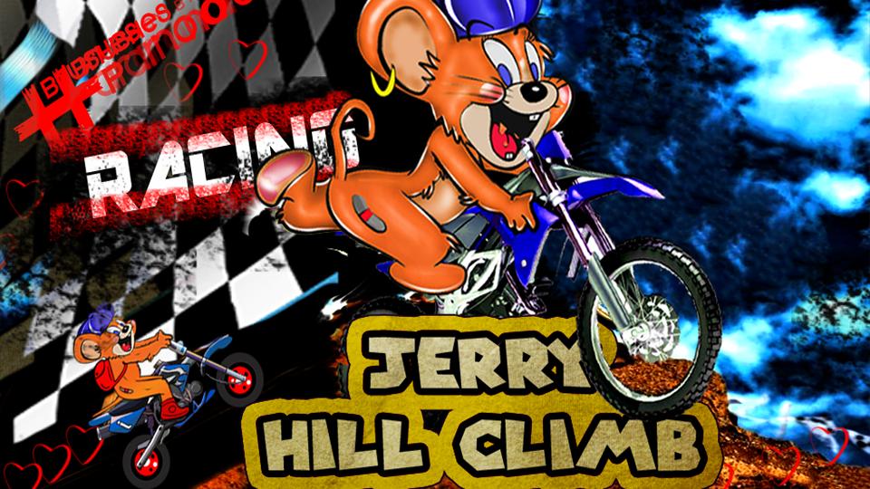 Jerry Mouse Motorcycle Race