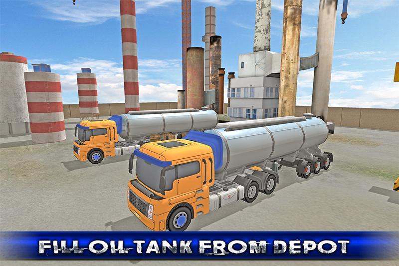 Oil Tanker Transport - Offroad Drive