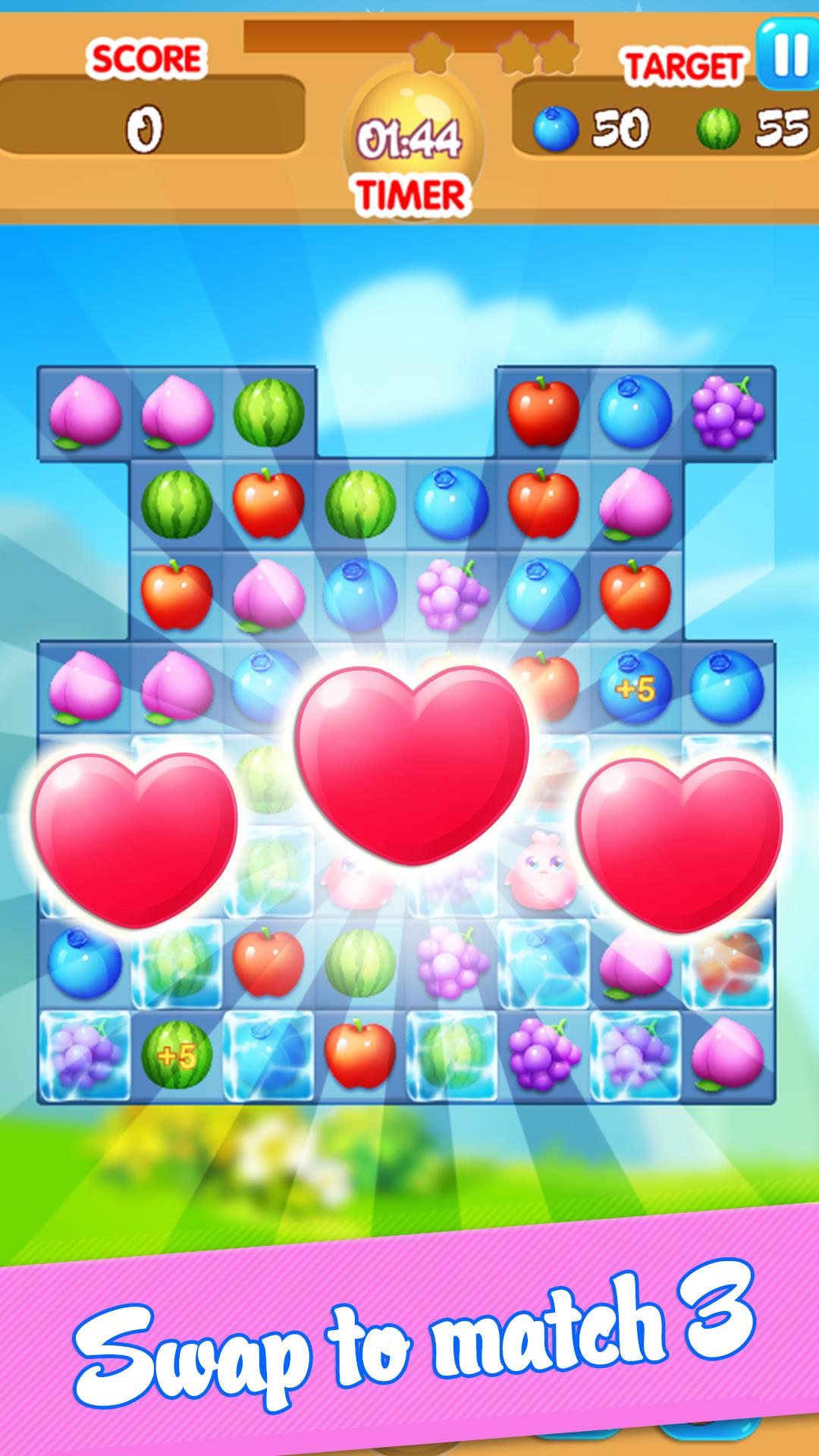 Fruit Hero Legend, Fruit 2018 - Fruit Puzzle Game